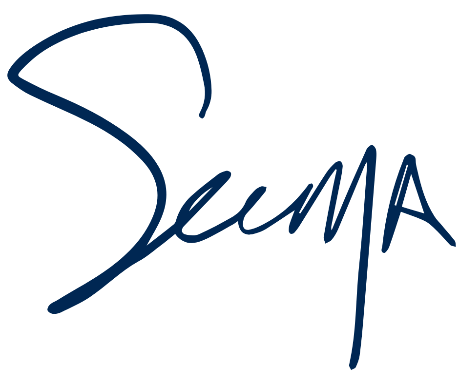 Handwritten signature of Seema Reza that reads 